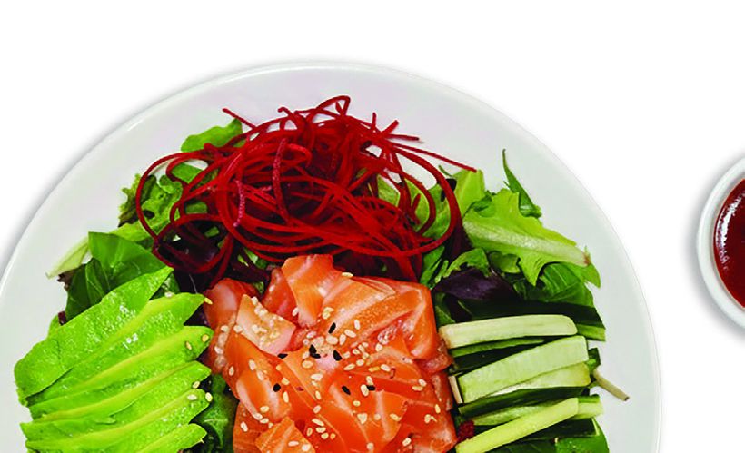 Spicy Sashimi Salad